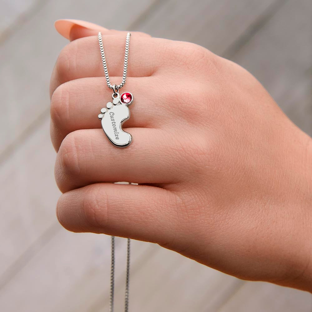 Mothers Day Foot Necklace