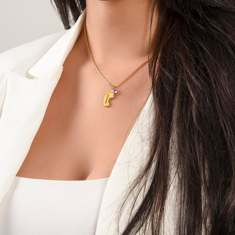 Mothers Day Foot Necklace