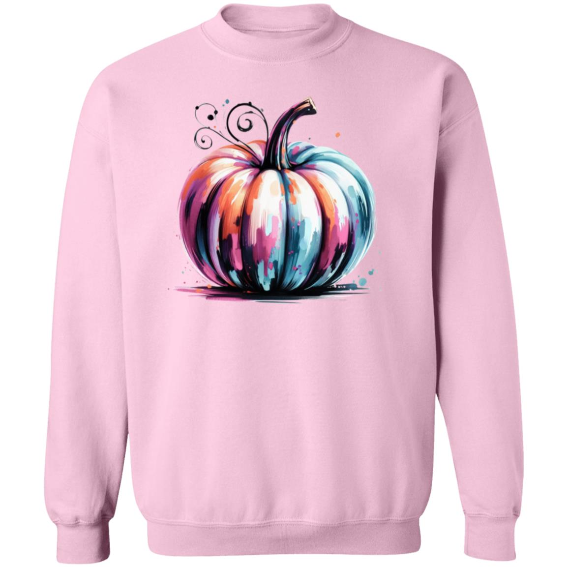 Watercolor Pumpkin Unisex Sweatshirt – Cozy Fall and Halloween Sweater