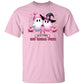 "In October We Wear Pink" Friendly Ghosts Halloween Breast Cancer Awareness T-Shirt