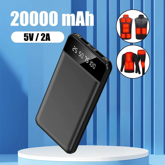 Power Bank (20000mAh)  External Battery for Heated Clothing