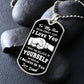 Dog Tag for Son - Never Forget How Much I love You, Dog Tag Military Ball Chain