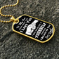 Dog Tag for Son - Never Forget How Much I love You, Dog Tag Military Ball Chain