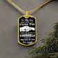 Dog Tag for Son - Never Forget How Much I love You, Dog Tag Military Ball Chain