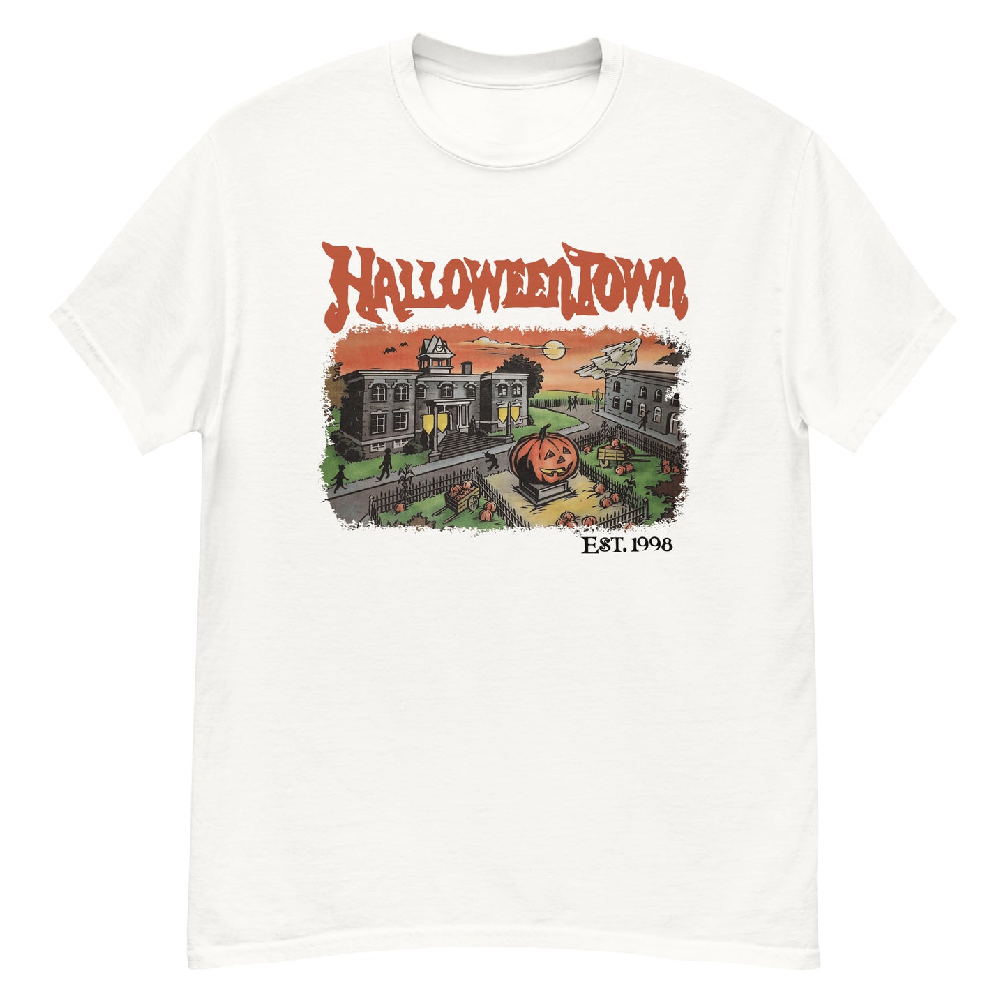 Halloweentown Est 1998 Tshirt Halloween Town Crewneck Retro Halloween Tshirt Halloweentown University Hoodie Halloween Fall Tshirt